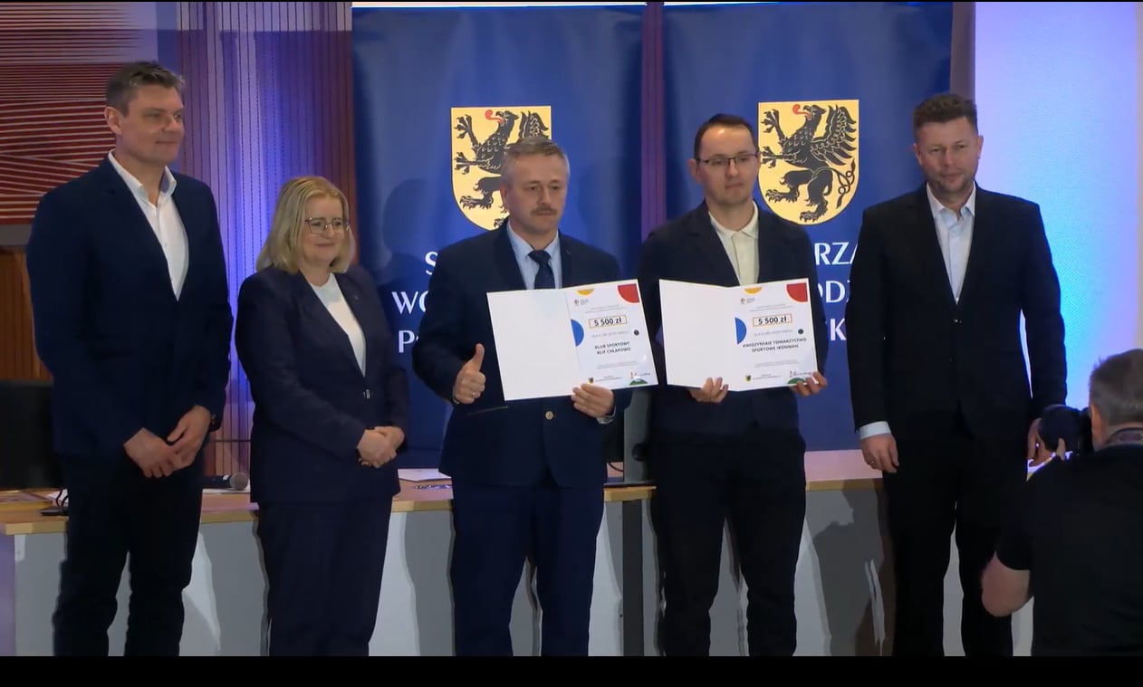 Klub Sportowy Klif Chłapowo wyróżniony przez Marszałka Województwa Pomorskiego